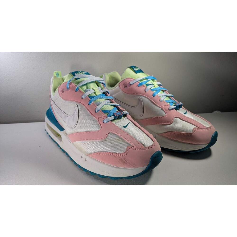 Nike Air Max Dawn Pastel Sneakers Womens 10.5 Pink Rose White Lace Up DZ5199-100